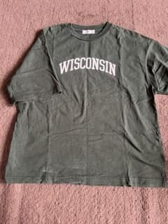 WEGO WISCONSIN 半袖Tシャツ ダークグリーン Mのサムネイル
