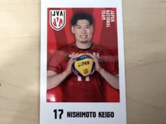 バレーボール日本代表 西本圭吾 トレーディングカードのサムネイル