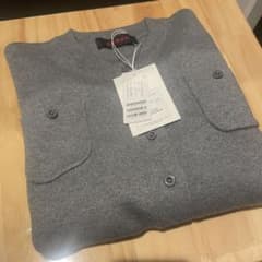 CABaN コットンカシミヤ混 カーディガン XS グレー キャバン - メルカリ