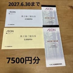 イオン 株主優待券 7500円分 - メルカリ