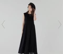 布帛コンビネーションワンピース(ノースリーブ)のサムネイル