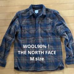 THE NORTH FACE wool90%！あったかシャツのサムネイル