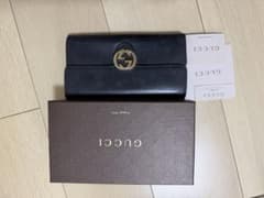 GUCCI 長財布 ブラック レザーのサムネイル