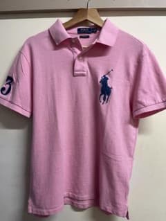 人気　POLO RALPH LAUREN ビッグポニー ポロシャツ ピンクのサムネイル