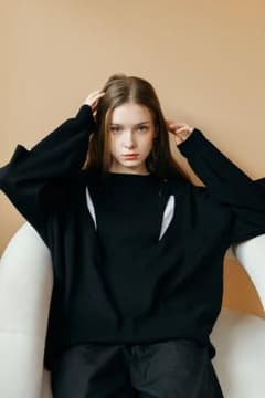 e*様 【本日のみお値下げ・試着のみ】UNOF/ SLIT KNIT PULLOのサムネイル