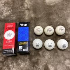 卓球 ピン球 3スター 新品 6球 使用済 6球のサムネイル