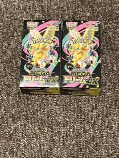 ポケモンカードゲーム MEGAドリームex 2box シュリンク無しペリペリ