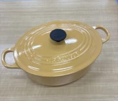 y*i様 ルクルーゼ　ココットオーバル　25cm イエロー　両手鍋　鍋 y*i様 ルクルーゼ ココットオーバル 25cm イエロー 両手鍋 鍋 - メルカリ