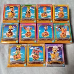 ワンピース☆コレクタブル☆麦わらストア ALL ACOARD!☆11個セット 