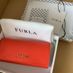 【未使用】FURLA キーケース オレンジのサムネイル
