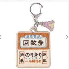 Spirited Away Ticket Booklet Embroidered Keychain