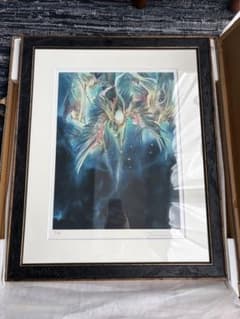 小林智美 二律背反Ⅲ限定285部 ミクスドメディア版画 23/285額付き 小林智美 二律背反Ⅲ限定285部 ミクスドメディア版画 23/285額付き