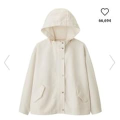 GU マウンテンパーカー　Lサイズ　ホワイトのサムネイル