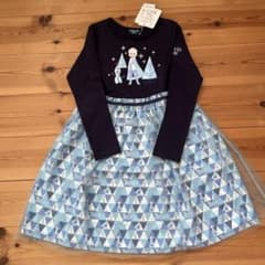 新品タグ付♡ANNA SU mimi♡アナ雪エルサ切り替えチュールワンピ 130 新品タグ付♡ANNA SU mimi♡アナ雪エルサ切り替えチュールワンピ 130
