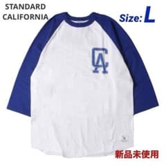 スタンダードカリフォルニアベースボールシャツSTANDARDCALIFORNIA ✳︎新品✳︎ スタンダードカリフォルニア ベースボール ロゴ Tシャツ