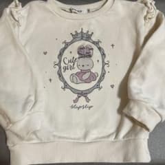 SLAP SLIP 可愛いウサギトレーナー 100cmのサムネイル