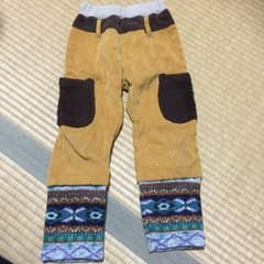コーデュロイ  切り替えパンツ  110のサムネイル