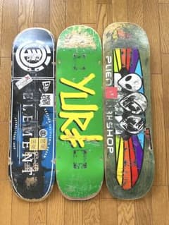 スケートボードデッキ 3枚セット - メルカリ