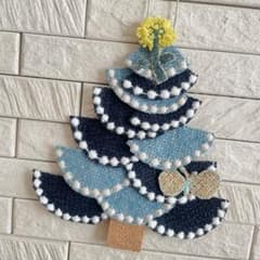 クリスマスオーナメント チャーム ミナペルホネン ファブリックパネル