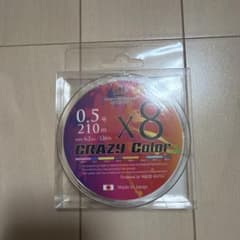 スクイッドマニアCRAZY Color X8 釣り糸 0.5号210m - メルカリ