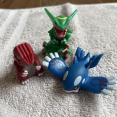 ポケモン 指人形 3体セット レックウザ グラードン カイオーガ - メルカリ