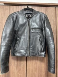 Bikers レザージャケット ライダース 黒 42 - メルカリ