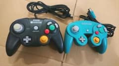ゲームキューブ コントローラー 2つセット エメラルド HORIのサムネイル