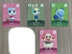 【匿名配送】あつ森 amiiboカード　4枚セットのサムネイル