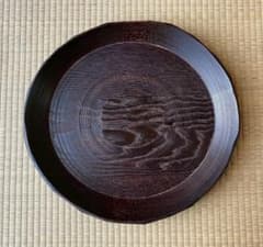 村瀬治兵衛 作【沢栗はつり盆】38cm 大きなサイズ 丸盆 盆手前 茶道具 m84486980692_1.jpg?1770908639