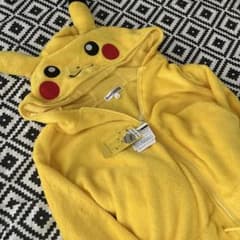 ピカチュウ 着ぐるみ ロンパース ポケモン 衣装 仮装 新品 ハロウィン 部屋着