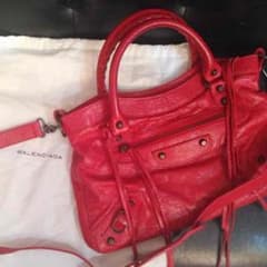 ▲BALENCIAGA CITY▲バレンシアガ タウン レッド（正規品美品）のサムネイル