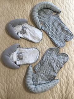 チャイルドシート ・ベビーカー用クッション　2組セット　新生児　双子のサムネイル