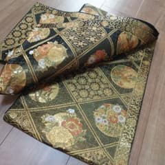 希少価値№1&極美品【袋帯 佐賀錦 成人式 帯 結婚式 訪問着 着物 七五三
