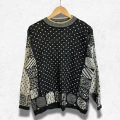 00’s Vintage 19 AVENUE ニット チャコール 美品 y2kのサムネイル