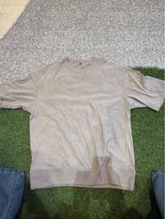 GU メンズ 半袖Tシャツ グレー Lサイズのサムネイル