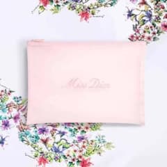 【新品未使用】DIOR ディオール　ミスディオール　ノベルティ　メッシュポーチのサムネイル
