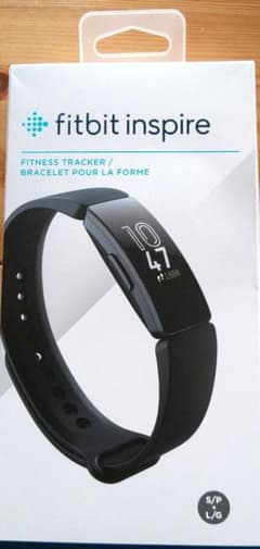 【新品未使用】Fitbit INSPIRE BLACK フィットビット 黒のサムネイル
