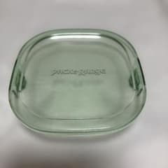 イワキ　ガラス保存容器　　小のふた　200ml グリーン