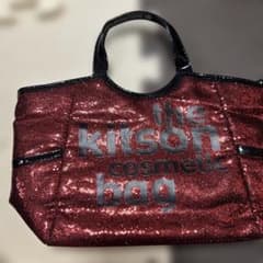 Kitson ラメ入りコスメポーチ レッドのサムネイル