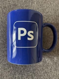 Adobe Photoshop マグカップ 青　未使用品のサムネイル