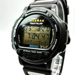 【稼働品】TIMEX IRONMAN TRIATHLON デジタル腕時計