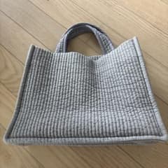 ピオヌンナル my lady マイレディ トートバック ライトグレー 美品 