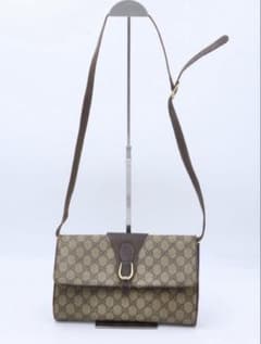 GUCCI オールドグッチ GG柄 PVC ショルダーバッグのサムネイル