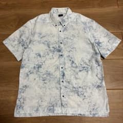 PS Paul Smith 반소매 셔츠 S 꽃무늬 블루