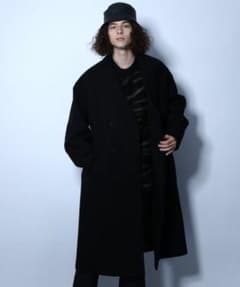 CASHEEPウールダブルビッグコート　ブラックのサムネイル