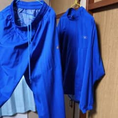 ASICS ジャージ上下セット 青　サイズＸＯ