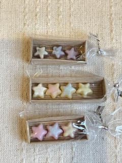 ハンドメイド　ミニチュア　星型クッキーセットBのサムネイル
