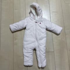 baby Gap ピンク フリース カバーオールのサムネイル