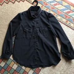 dip drops★シフォンブラウス★ブラックのサムネイル
