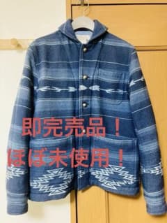 REMI RELIEF インディゴ染 ネイティブジャケット L G*R様 REMI RELIEF BEAMS インディゴ染め ネイティブ柄 ジャ - メルカリ